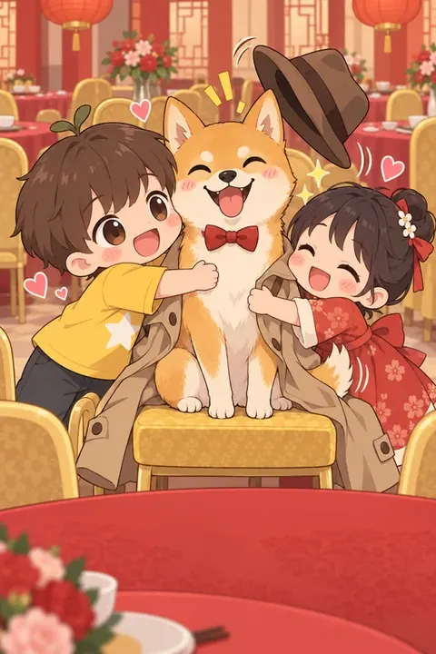 神秘嘉宾揭晓：原来是柴犬